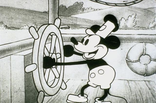 Mickey Mouse makes his first appearance in the short film steamboat willie