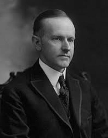 Calvin Coolidge Elected President