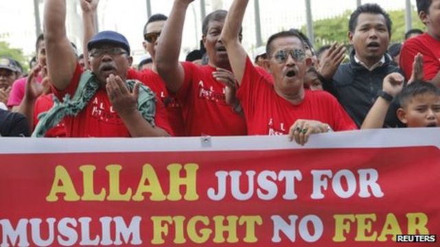 14 October 2013: Court rules non-Muslim cannot use “Allah” to refer to God