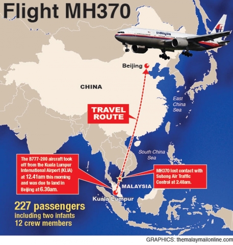 8 March 2018: Malaysia Airlines Flight 370 disappeared