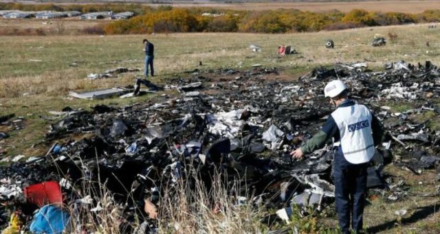 17 July 2014: Malaysian Airlines flight MH17 shot down