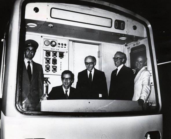 Inauguration du métro de Montréal