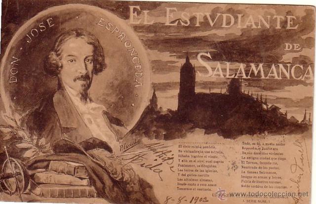 EL ESTUDIANTE DE SALAMANCA, José Espronceda