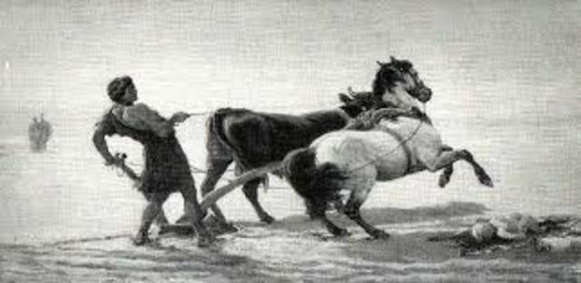 01/06/1000    Odysseus and Achlles avoid the army