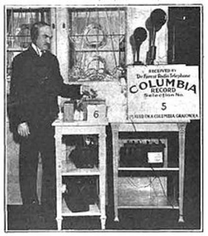 KDKA first commercial broadcast program