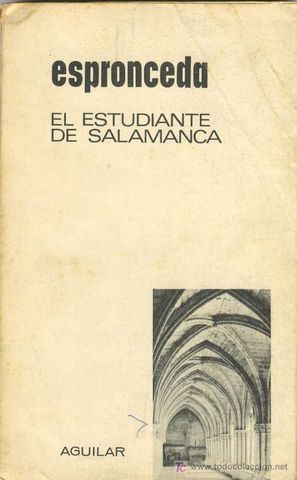 EL ESTUDIANTE DE SALAMANCA, José Espronceda
