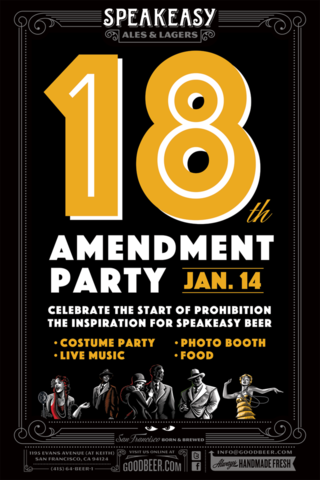 the 18th amendment goes into effect