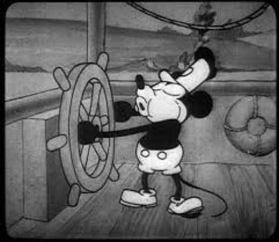 mickey Mouse makes his first appearance in the short film "Steamboat Willie"