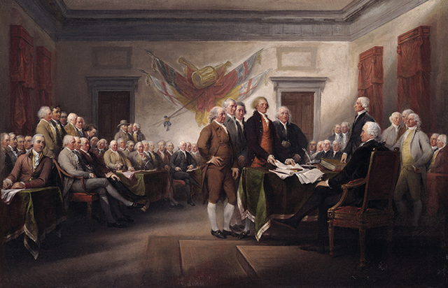 Declaration of independence was signed