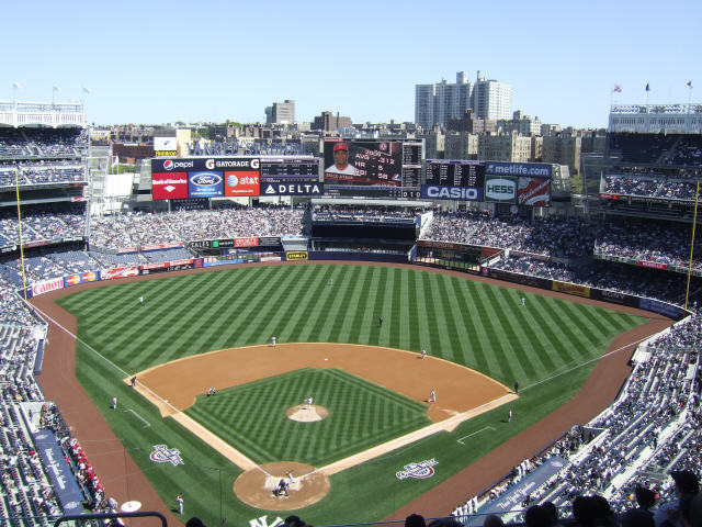 First game in the newly built Yankee Stadium is played