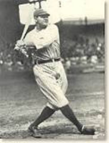 Babe Ruth hits 60 home runs