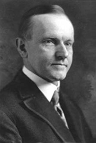 President Calvin Coolidge is elected president