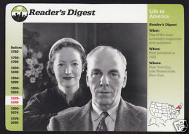 Readers digest is founded