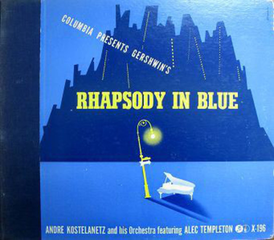 George Gershwin releases "Rhapsody in blue"