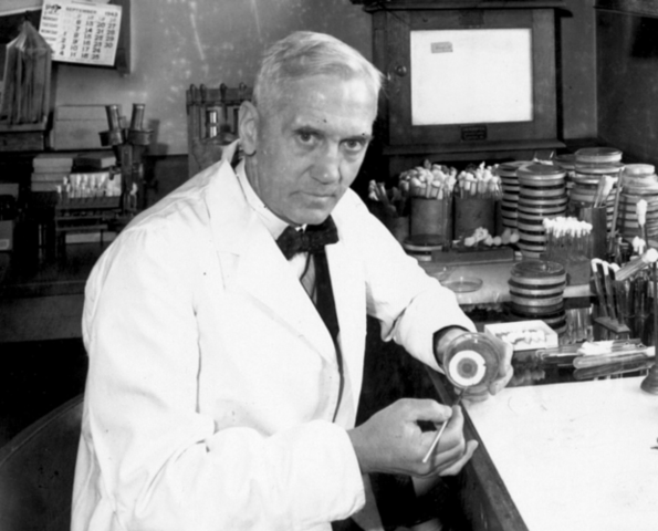 Alexander Fleming discovers penicillin