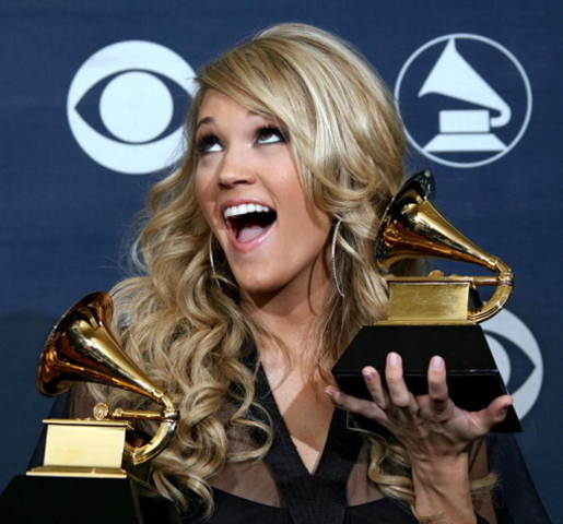 Carrie Wins Her First Award