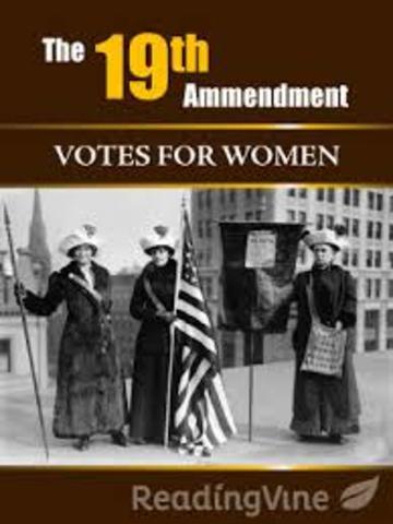 19th Amendment ratified by congress