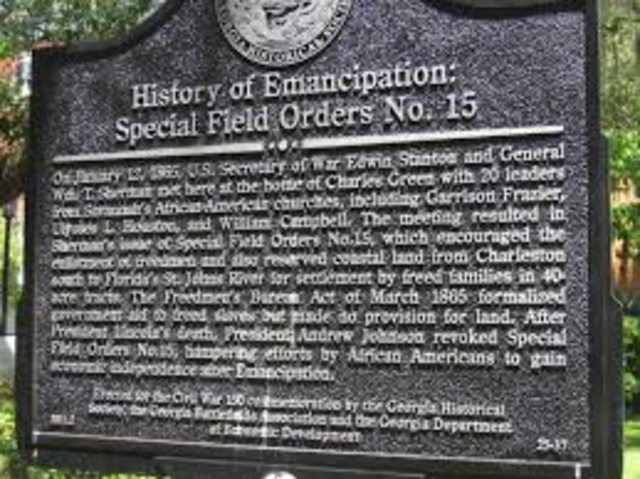 special field order 15