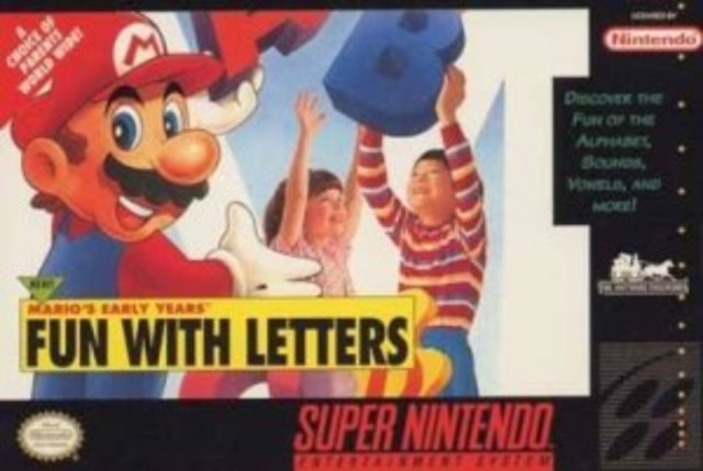 Mario's Early Years! Fun With Letters