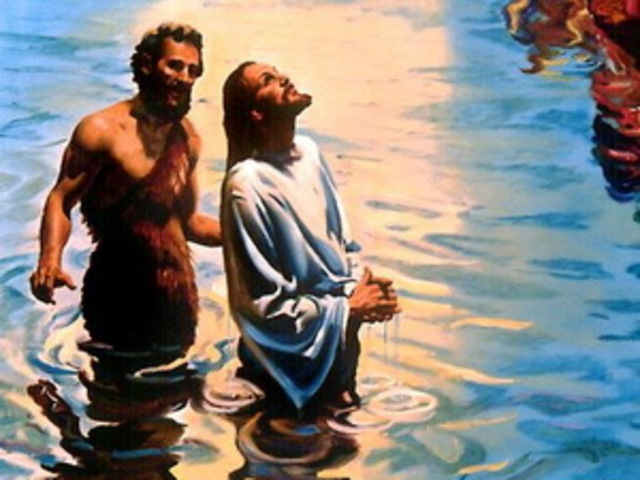 Jesus blir døpt