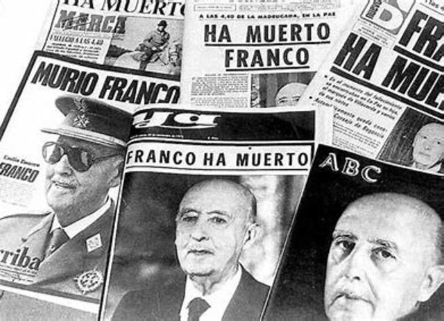 Muerte de Franco  e Inicio de la transición