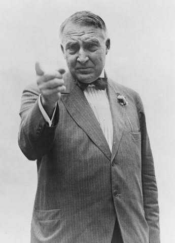 warren g harding dies