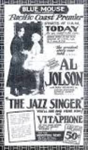 The first film with sound "The Jazz Singer" debuts