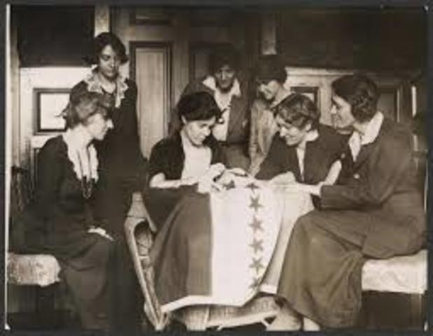 The 19th amendment is ratified by congress
