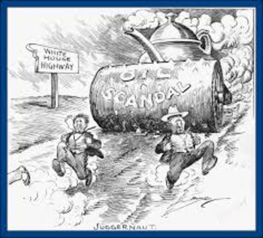 The Teapot Dome Scandal is uncovered