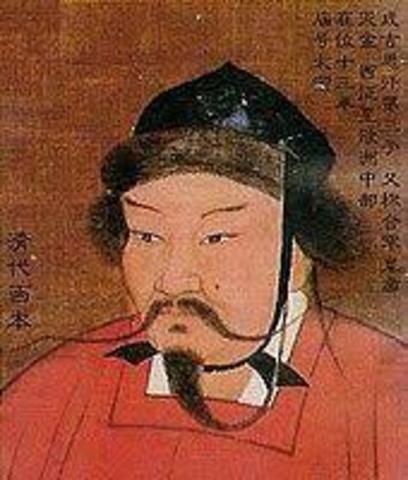 Genghis Khan invades northern China