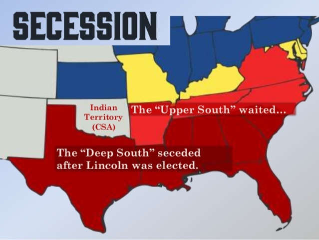 Seven Seceding states form the Confederate States of America