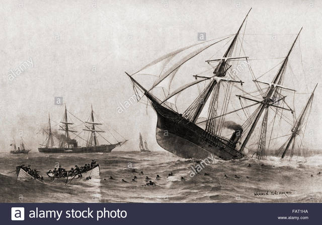 Alabama sunk by Union warship