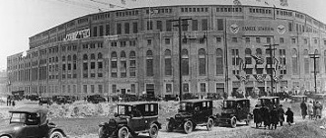 First game in the newly built Yankee Stadium is played