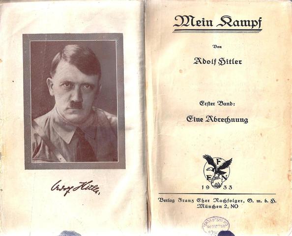 Adolf Hitler publishes Mein Kampf