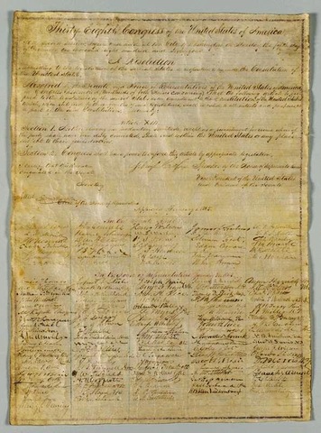 Ratification of 13th Amendment