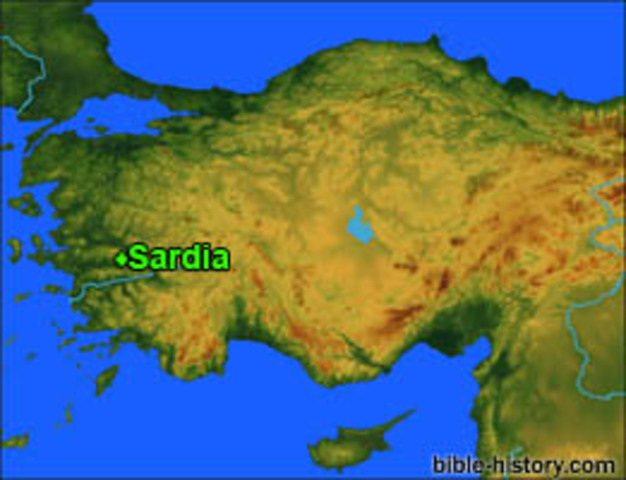 Greeks sack the old Lydian capital of Sardis