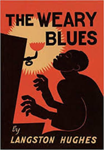 Langston Hughes publishes his first set of poems in his The Weary Blues