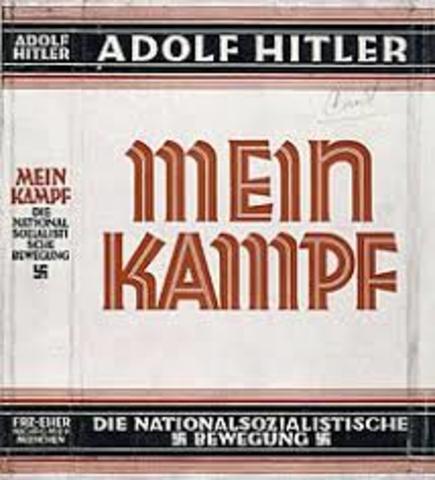 Adolf Hitler Publishes Mein Kampf