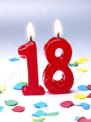 El 18 cumpleaños