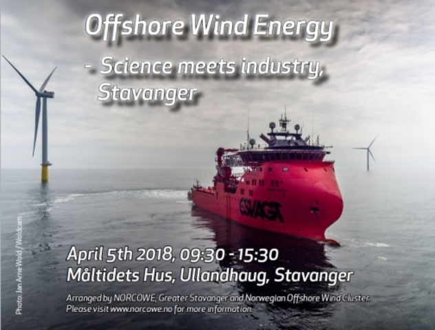 Conférence Science Meets Industry Stavanger - 05 avril 2018