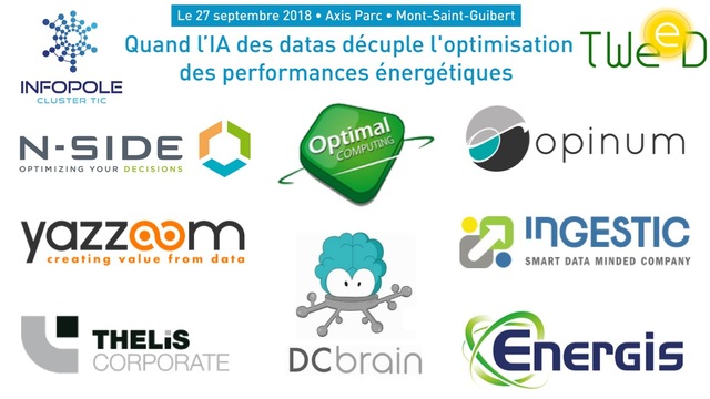 Digital Energy Business & Technology Club: "IA et optimisation des performances énergétiques" | Axis Parc (LLN) - 27 septembre 2018