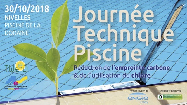 Energie durable & efficacité énergétique dans les piscines | Nivelles - 30 octobre 2018