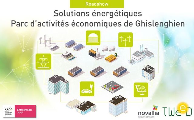 3ème Roadshow Energie Durable : Solutions énergétiques pour le zoning de Ghislenghien: focus sur la chaleur & la mobilité | Ath - 6 Novembre 2018