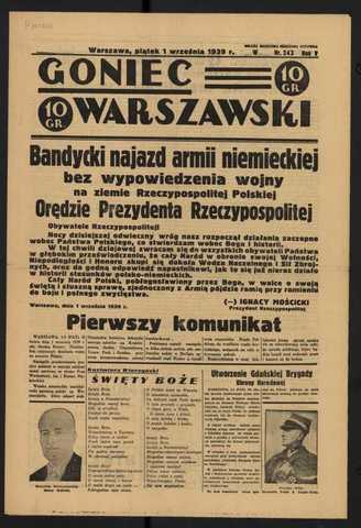 Deutscher Angriff auf Polen