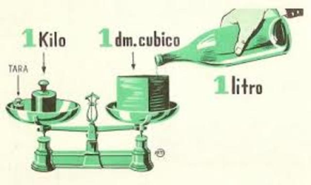 Medidas de masas y volumenes