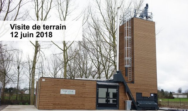 Visite de terrain: Cogénération bois, Résidence Célinie (Crisnée) - 12 juin 2018