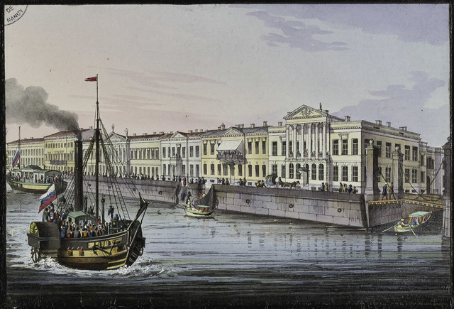 Claude François Jouffroy d'Abbans&nbsp;construye el "Palmipède", primer barco de remos con un motor de vapor.