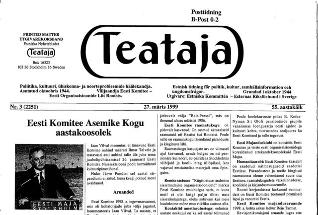ajaleht "Teataja"