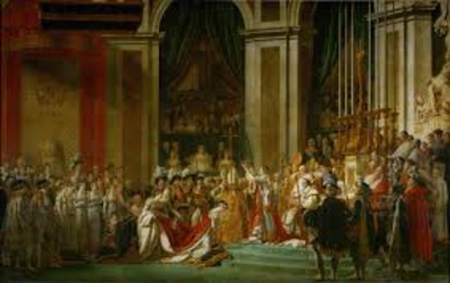 Napoleon Crowns himself Emperor of France
