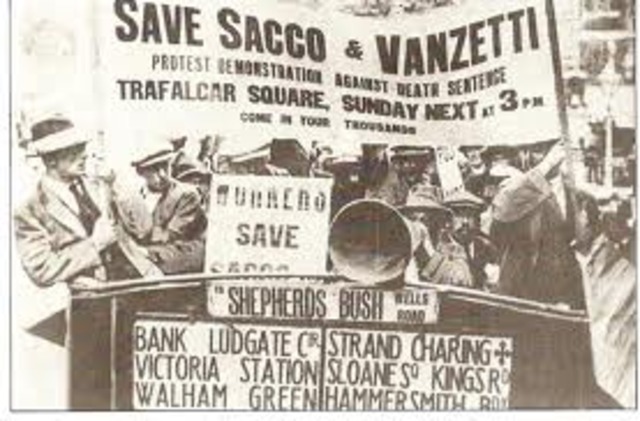 Sacco and Vanzetti Sentenced to Death